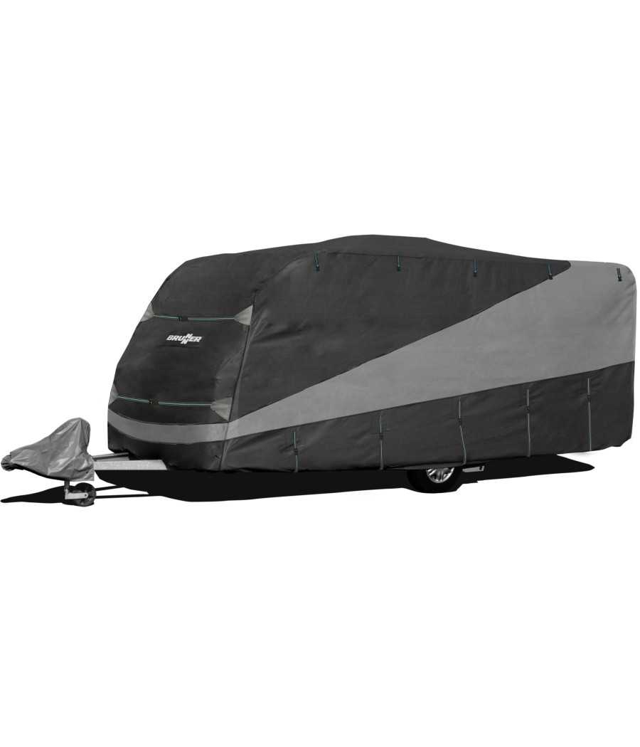 Brunner Caravan Cover DESIGN 12M 700–750 cm – Telo 4 stagioni ultra‑resistente ai raggi UV per caravan