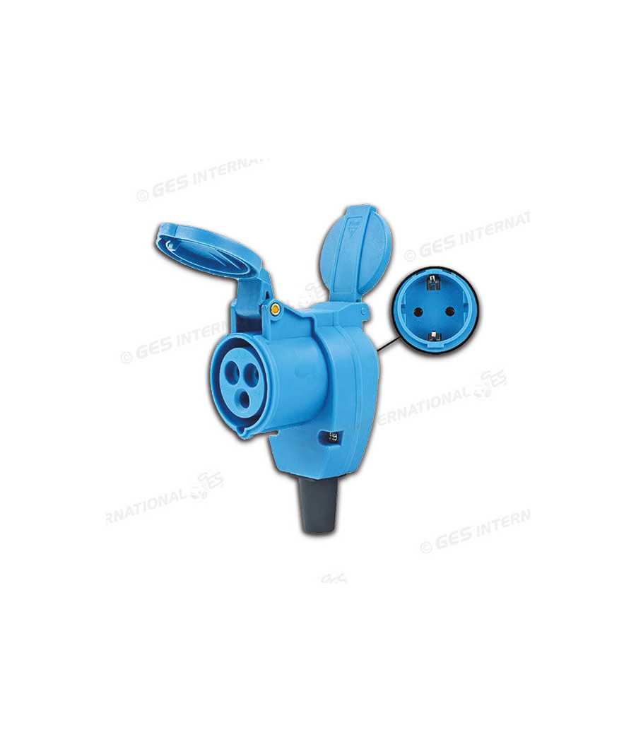 Presa doppia CEE 230 V 90 gradi - 95061