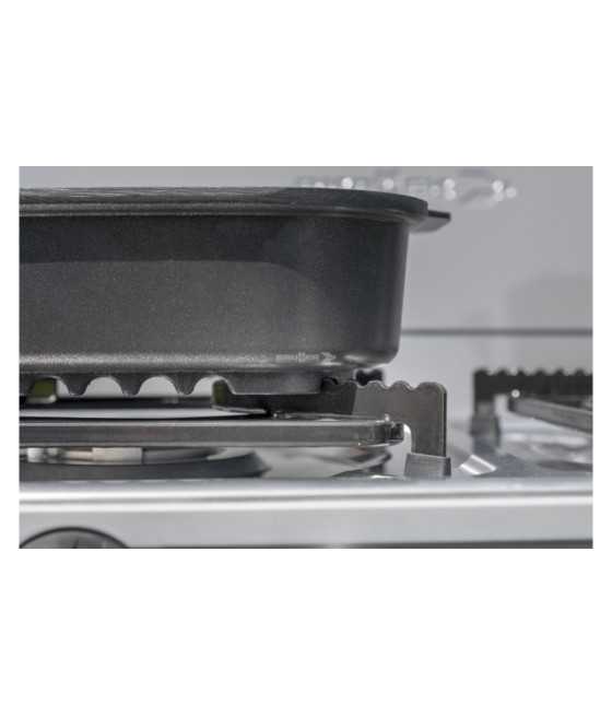 Fornello Brunner Powerkook GP 30 mbar con piastre grill 2 fuochi
