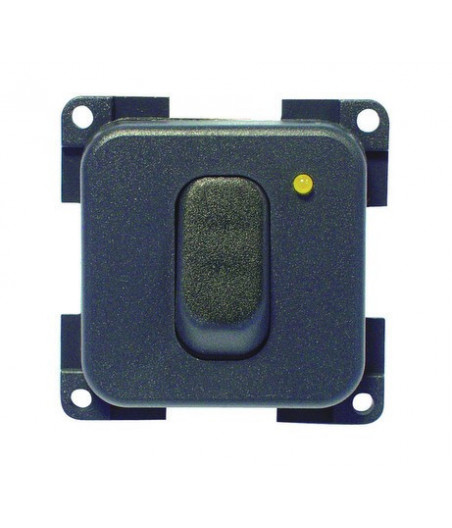 MC12N interruttore 12 v + led grigio